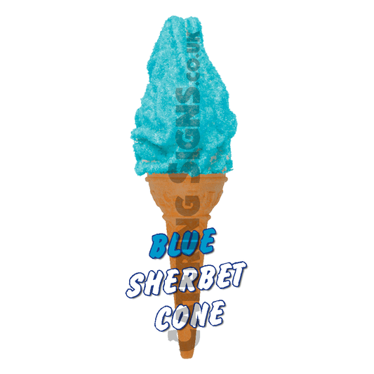 Blue Sherbet - Single Cone
