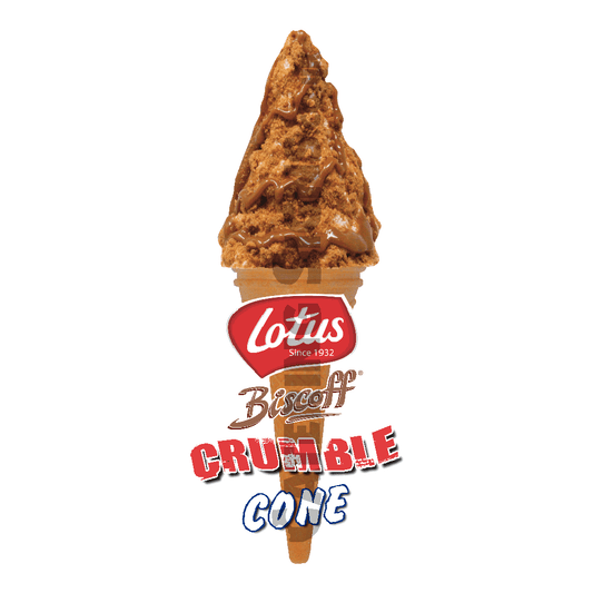 Biscoff Crumble - Single Cone