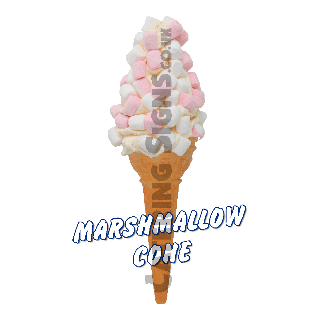 Marshmellow - Single Cone