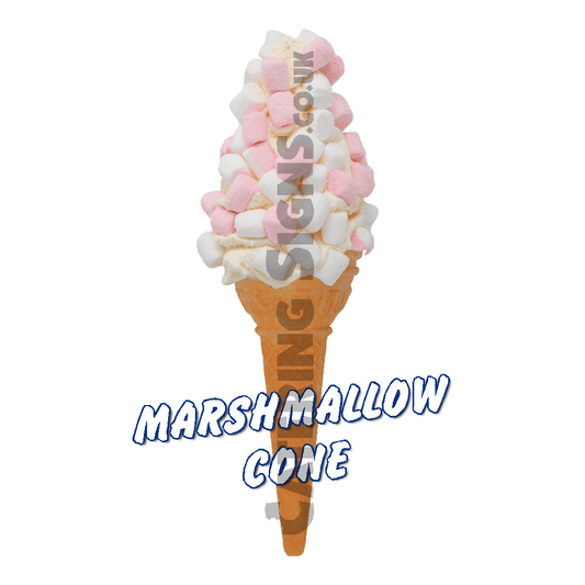 Marshmellow - Single Cone