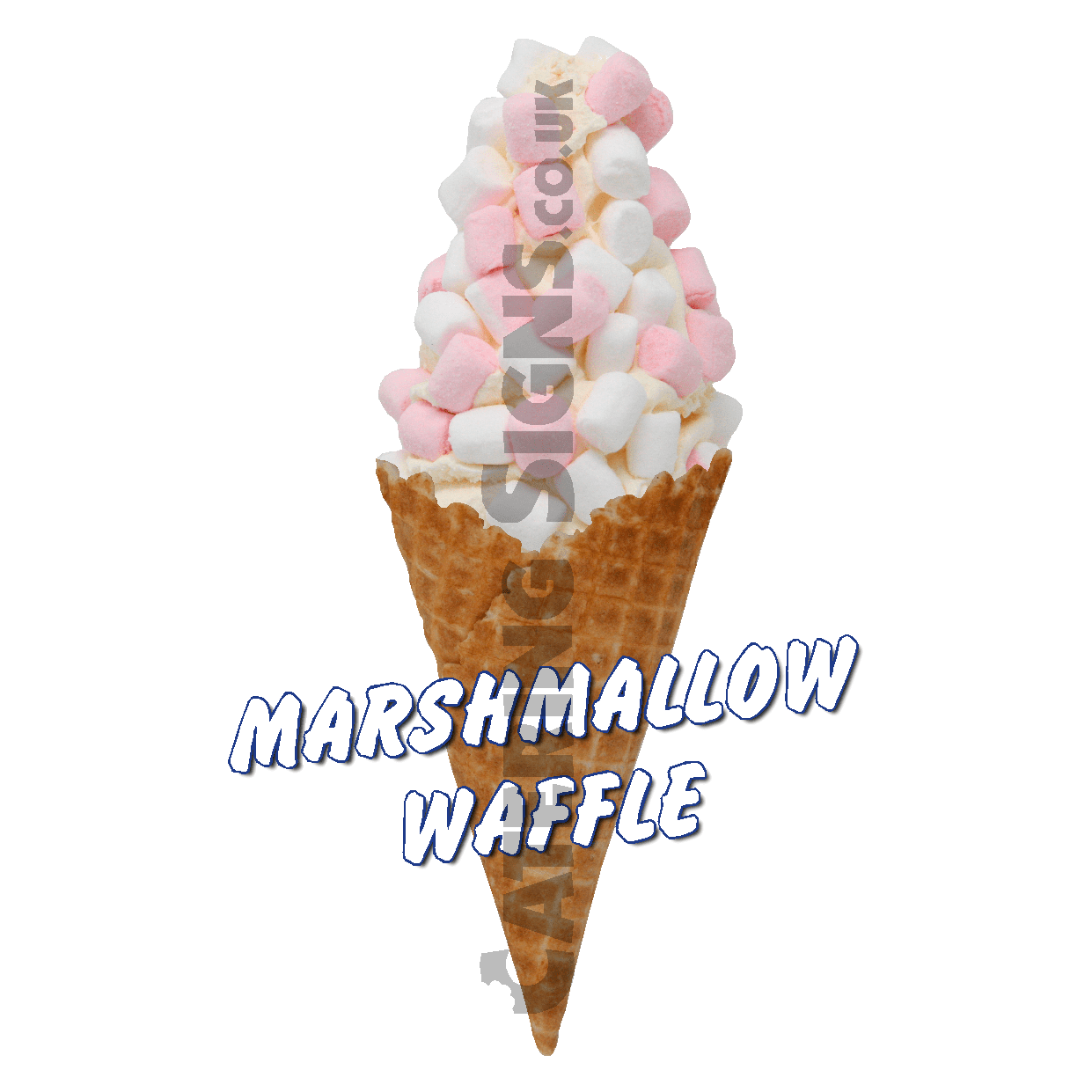 Marshmellow - Waffle Cone