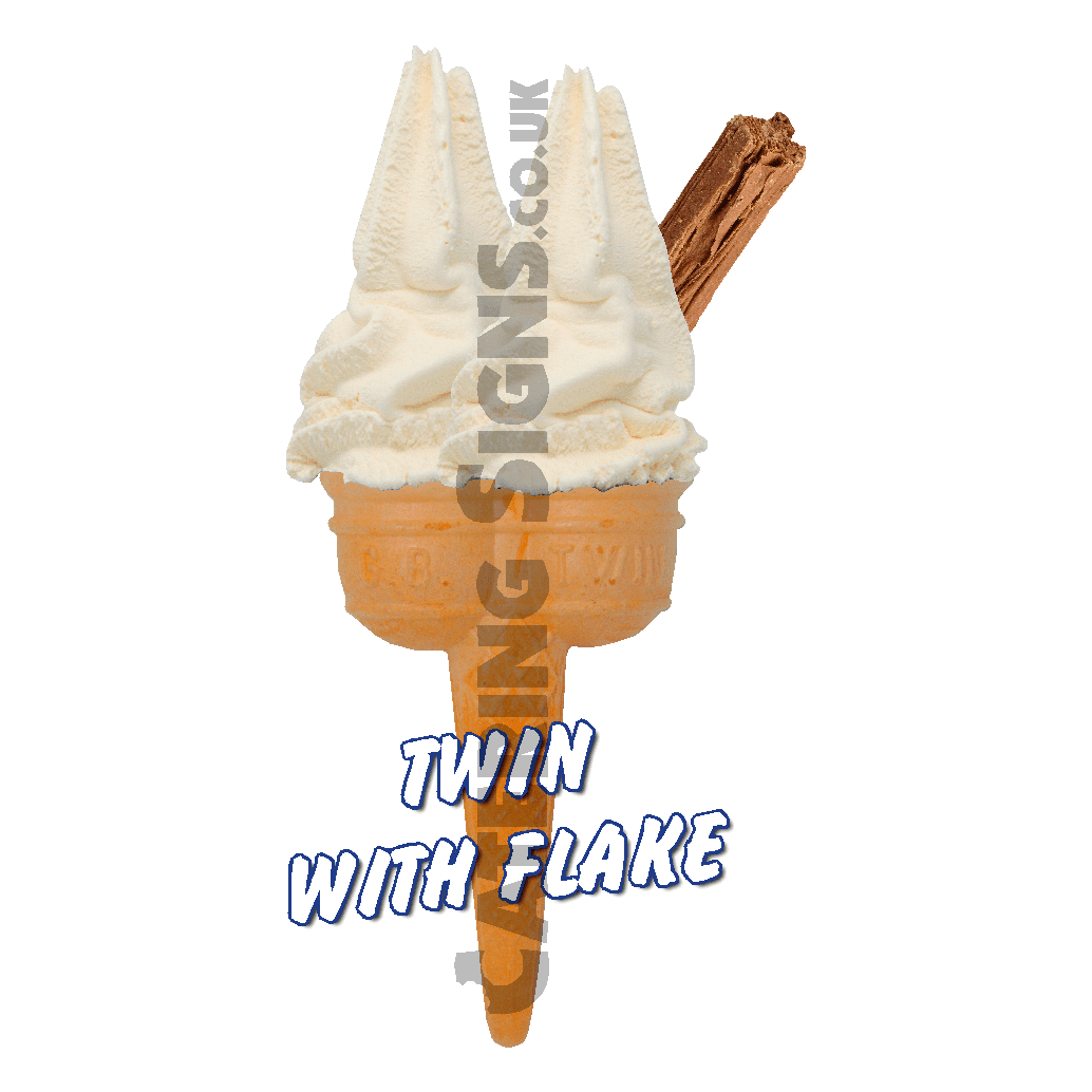 Twin Cone with Flake