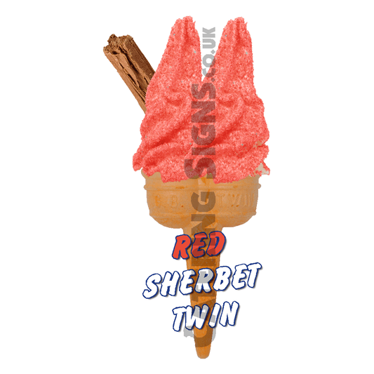 Red Sherbet - Twin Cone