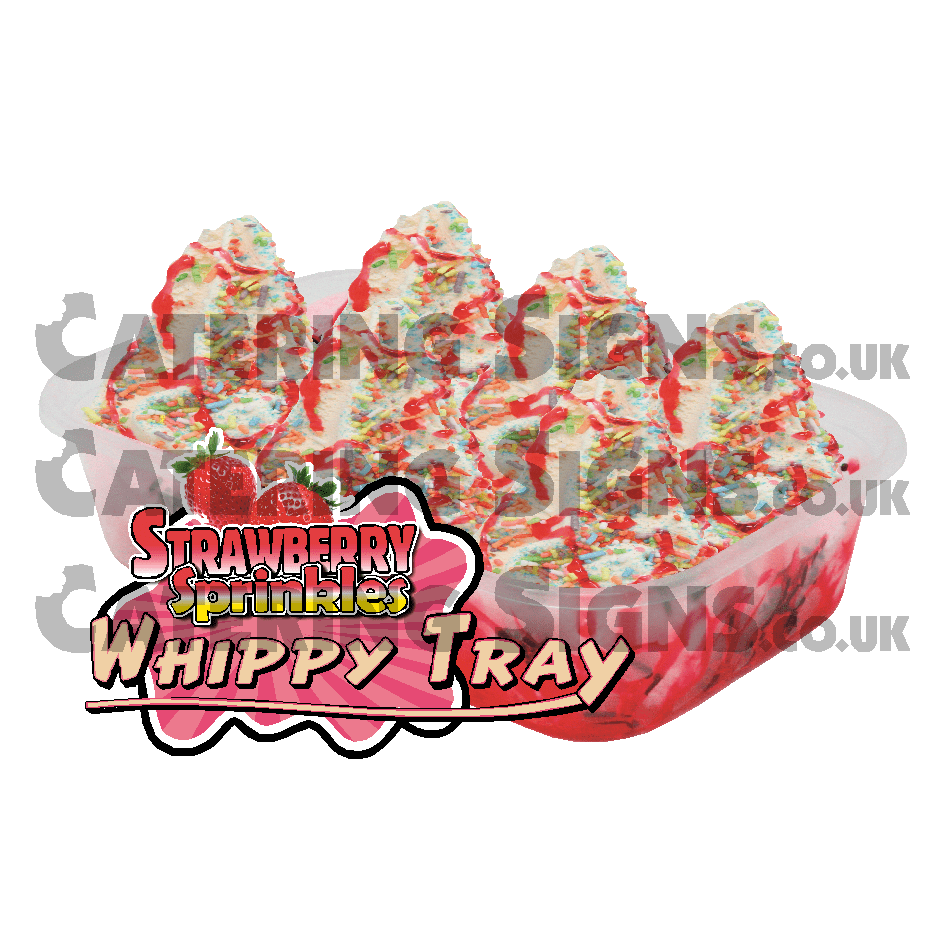 Strawberry Sprinkle - Whippy Tray